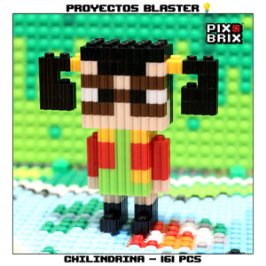 PixBrix 3D - Como hacer a Chilindrina con Pixel Block