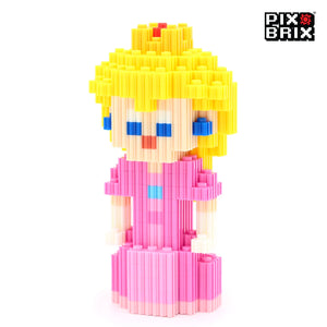 PixBrix 3D - Como hacer a Peach con Pixel Block