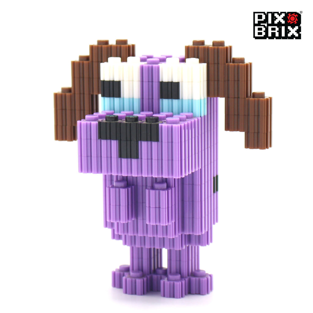 PixBrix 3D - Como hacer a Coraje Triste con Pixel Block