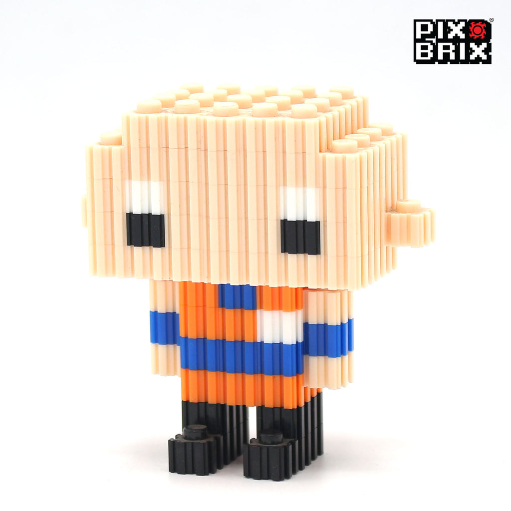 PixBrix 3D - Como hacer a Krilin con Pixel Block