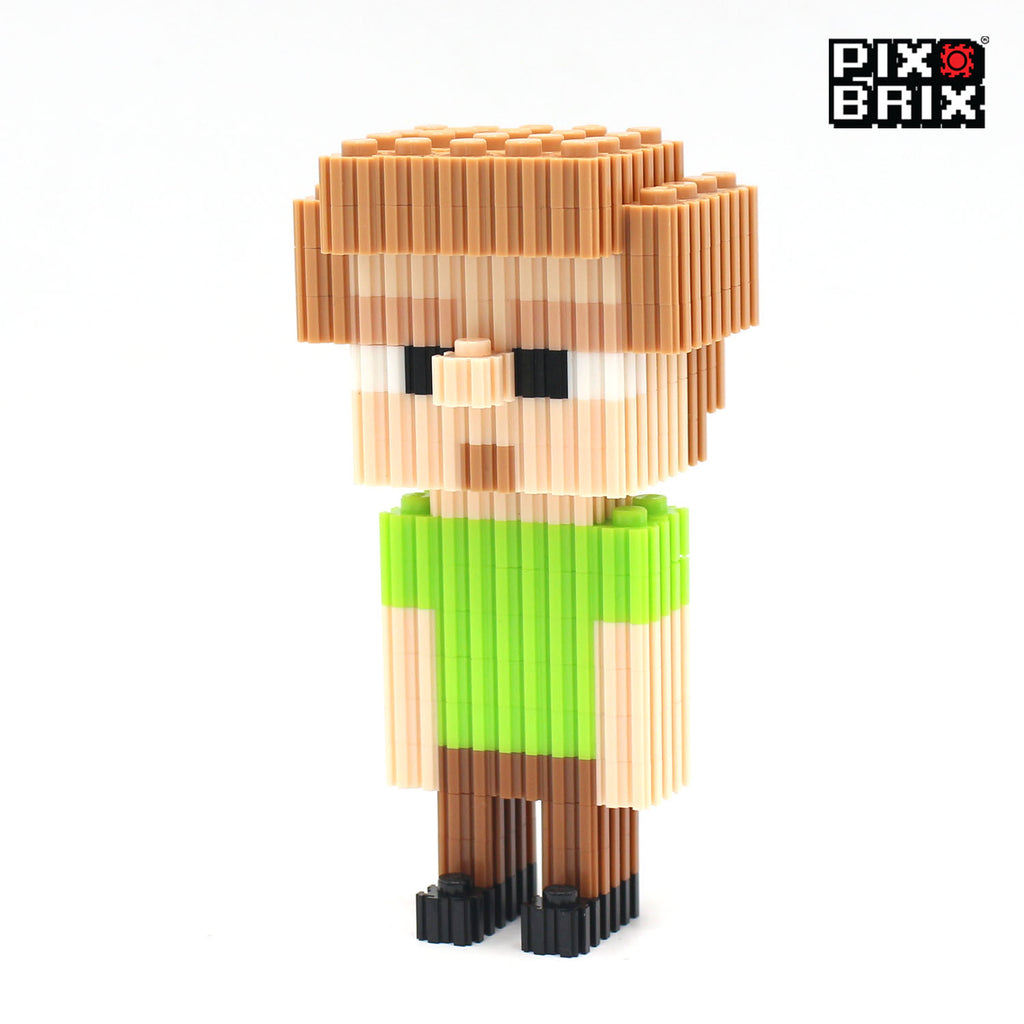 PixBrix 3D - Como hacer a Shaggy con Pixel Block