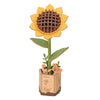 Girasol Flor - Rompecabezas 3D - Maqueta de Madera Robotime