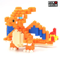 Charizard Grande Armable 3D - Pokemon - Pix Brix