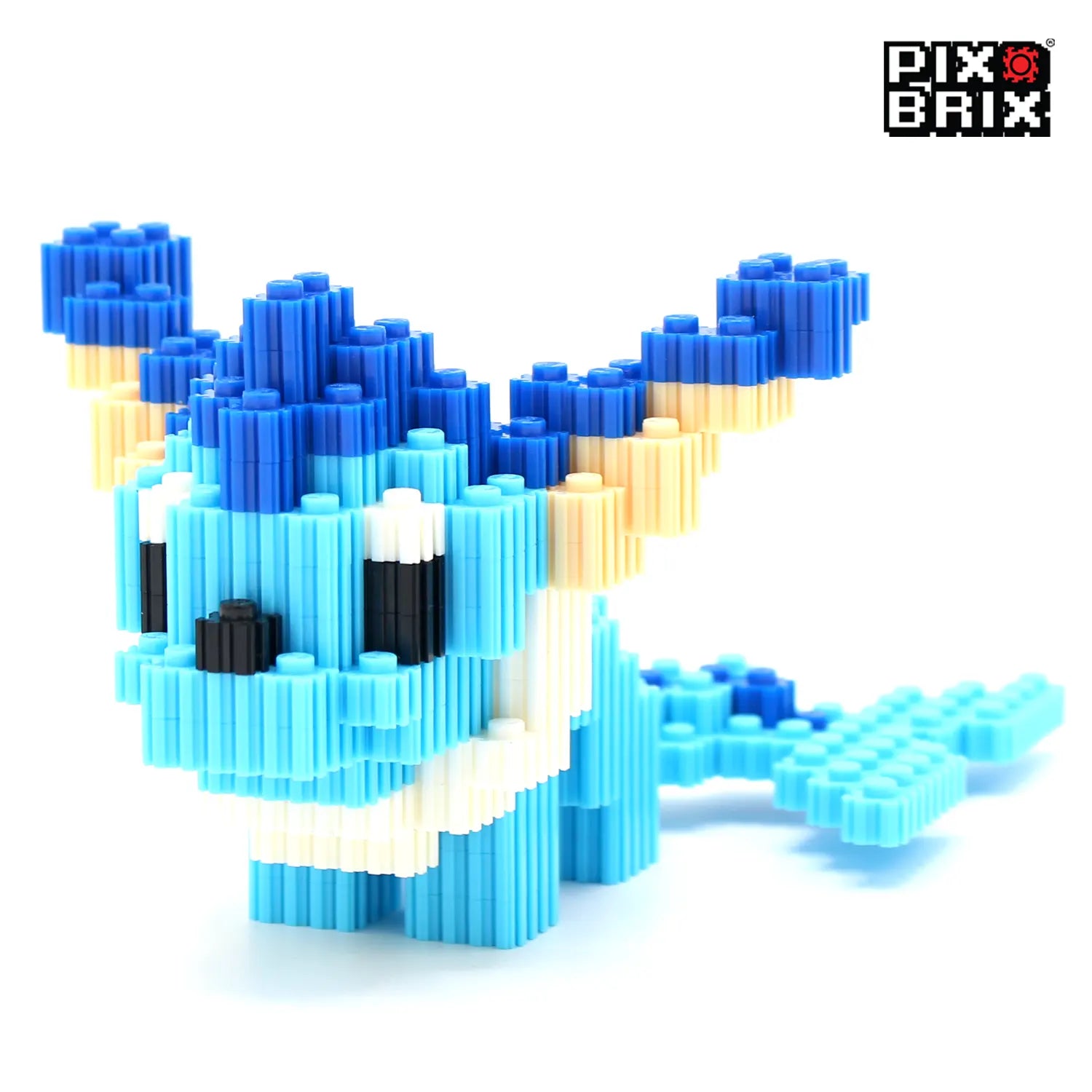 Vaporeon Pokémon Pixel Art - Pix Brix Instructions 